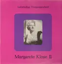 LP - Margarete Klose - Lebendige Vergangenheit - Margarete Klose II