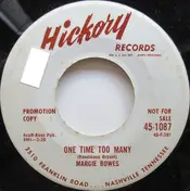 Margie Bowes - One Time Too Many / Violets And Cheap Perfume