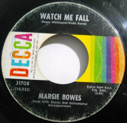 Margie Bowes - Big City / Watch Me Fall