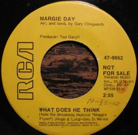 Margie Day - What Does He Think / Time Doesn't Matter Anymore