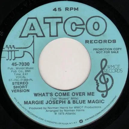 Margie Joseph & Blue Magic - What's Come Over Me