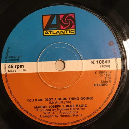 Margie Joseph & Blue Magic - What's Come Over Me