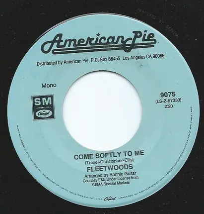 Margie Rayburn / The Fleetwoods - I'm Available / Come Softly To Me