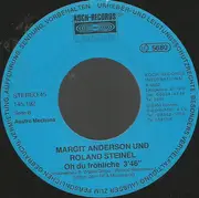 7inch Vinyl Single - Margit Anderson & Roland Steinel - Weiße Winter Weihnachtszeit / Oh Du Fröhliche