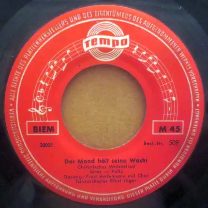 Margit Schumann Und Fred Bertelmann - Eine Sommernacht In Santa Margaritha / Der Mond Hält Seine Wacht