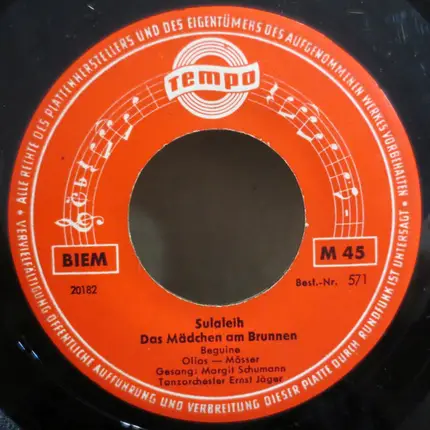 Margit Schumann - Bombalu / Sulaleih Das Mädchen Am Brunnen