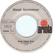 7inch Vinyl Single - Margit Sponheimer - Mein Lieber Karl