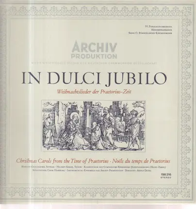 Margot Guilleaume · Helmut Krebs · Knabenchor Des Gymnasiums Eppendorf · Städtischer Chor Hamburg · - In Dulci Jubilo