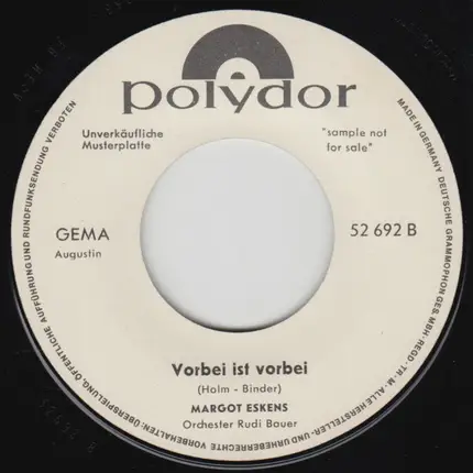 Margot Eskens - Du Lässt Dich Nicht Seh'n