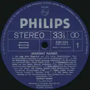 LP - Margrit Rainer - Margrit Rainer