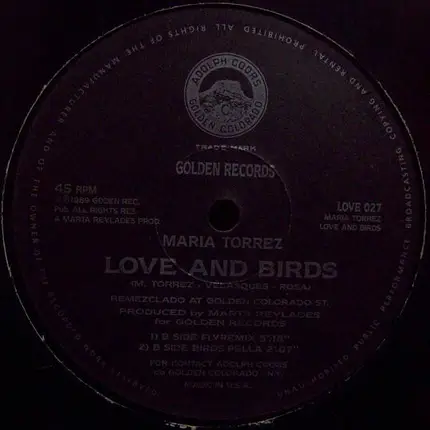 Maria Torrez - Love And Birds