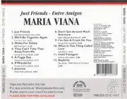 CD - Maria Viana - Just Friends - Entre Amigos
