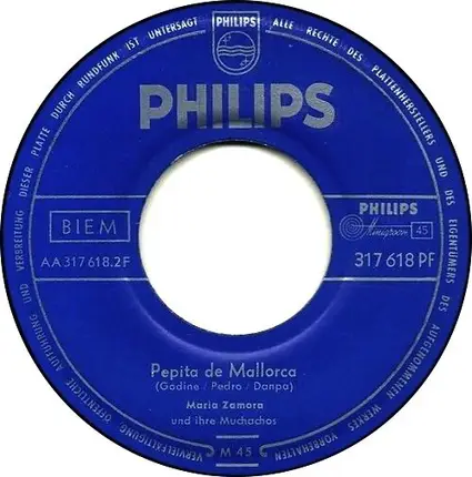 Maria Zamora Y Sus Muchachos - Wenn Der Pierre Tanzt Mit Madeleine