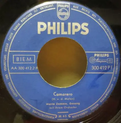 Maria Zamora - Mama, El Baión! / Camarero