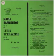 Maria Barrientos / Luisa Tetrazzini - Maria Barrientos Vol. 4/ Luisa Tetrazzini Vol. 2