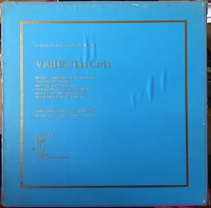 Maria Caniglia , Graziella Sciutti , Nicola Rossi-Lemeni , Fernando Previtali - Don Carlo