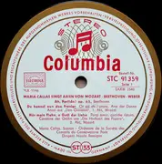 LP - Maria Callas - singt Arien von Mozart Beethoven Weber