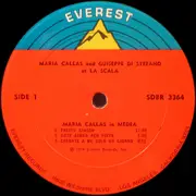 LP - Maria Callas , Giuseppe di Stefano - Maria Callas And Giuseppe Di Stefano At La Scala