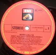 LP - Maria Callas , Orchestre De La Société Des Concerts Du Conservatoire , Georges Prêtre - Maria Callas Singt Arien Aus Französischen Opern II