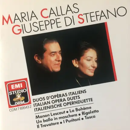 Maria Callas / Giuseppe di Stefano - Duos D'Opéras Italiens = Italian Opera Duets = Italienische Opernduette