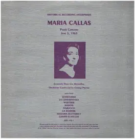 Maria Callas - Paris Concert June 5, 1963