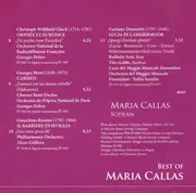 CD - Puccini, Rossini a.o. - Best Of Maria Callas - Mono