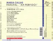 CD - Maria Callas - Parsifal - Act Two / Ah Perfido! - Still Sealed