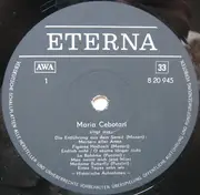 LP - Mozart / Puccini / Strauss - Maria Cebotari, Sopran