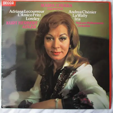 Maria Chiara , National Philharmonic Orchestra , Kurt Herbert Adler - Arias By Cilea, Giordano, Mascagni & Leoncavallo