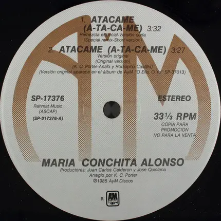 María Conchita Alonso - Atacame (A-Ta-Ca-Me)