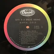 LP - Maria Cole - Love Is A Special Feeling