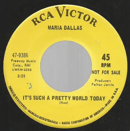 Maria Dallas - Don't Love Me Too Much