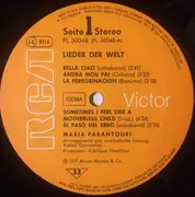 LP - Maria Farandouri - Lieder Der Welt