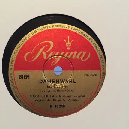 Maria Kloth - Damenwahl / Hau-Ruck - Alle Neune