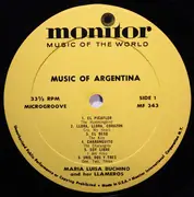LP - María Luisa Buchino y Sus Llameros - Music Of Argentina - Mono