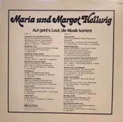 LP - Maria & Margot Hellwig - Auf geht's Leut, die Musik kommt