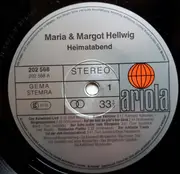 LP - Maria & Margot Hellwig - Heimatabend