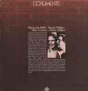 LP - Maria Müller , Max Lorenz , Franz Völker - Bayreuth 1936 : Richard Wagner (1813-1883)