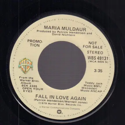 Maria Muldaur - Fall In Love Again