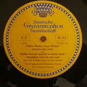 10'' - Mozart / Maria Stader - Maria Stader Singt Mozart - Mono