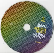 CD Single - Maria - Acredita (Believe) (Summer Remixes) - Promo Cardboard.