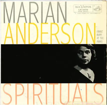 Marian Anderson With Franz Rupp - Spirituals