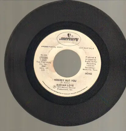 Marian Love - Nobody But You / I Want To (Do Everything For You)