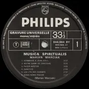 LP - Marian Marciak - Musique Sacrée