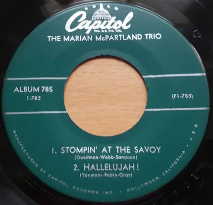Marian McPartland Trio - Stompin' At The Savoy