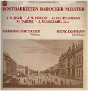 LP - Marianne Boettcher-Violine, Heinz Lohmann-Cembalo - Kostbarkeiten Barocker Meister-Bach , Fiocco, Telemann, Tartini, Leclair (d. Ältere)