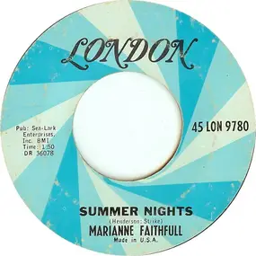 Marianne Faithfull - Summer Nights