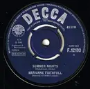 7'' - Marianne Faithfull - Summer Nights - On Blue and Silver Decca label!