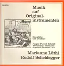 LP - Marianne Lüthi, Rudolf Scheidegger - Musik auf Originalinstrumenten - Blockflöte und Cembalo - Gatefold