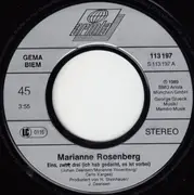 7inch Vinyl Single - Marianne Rosenberg - Eins/Zwei/Drei (Ich Hab Gedacht Es Ist Vorbei)